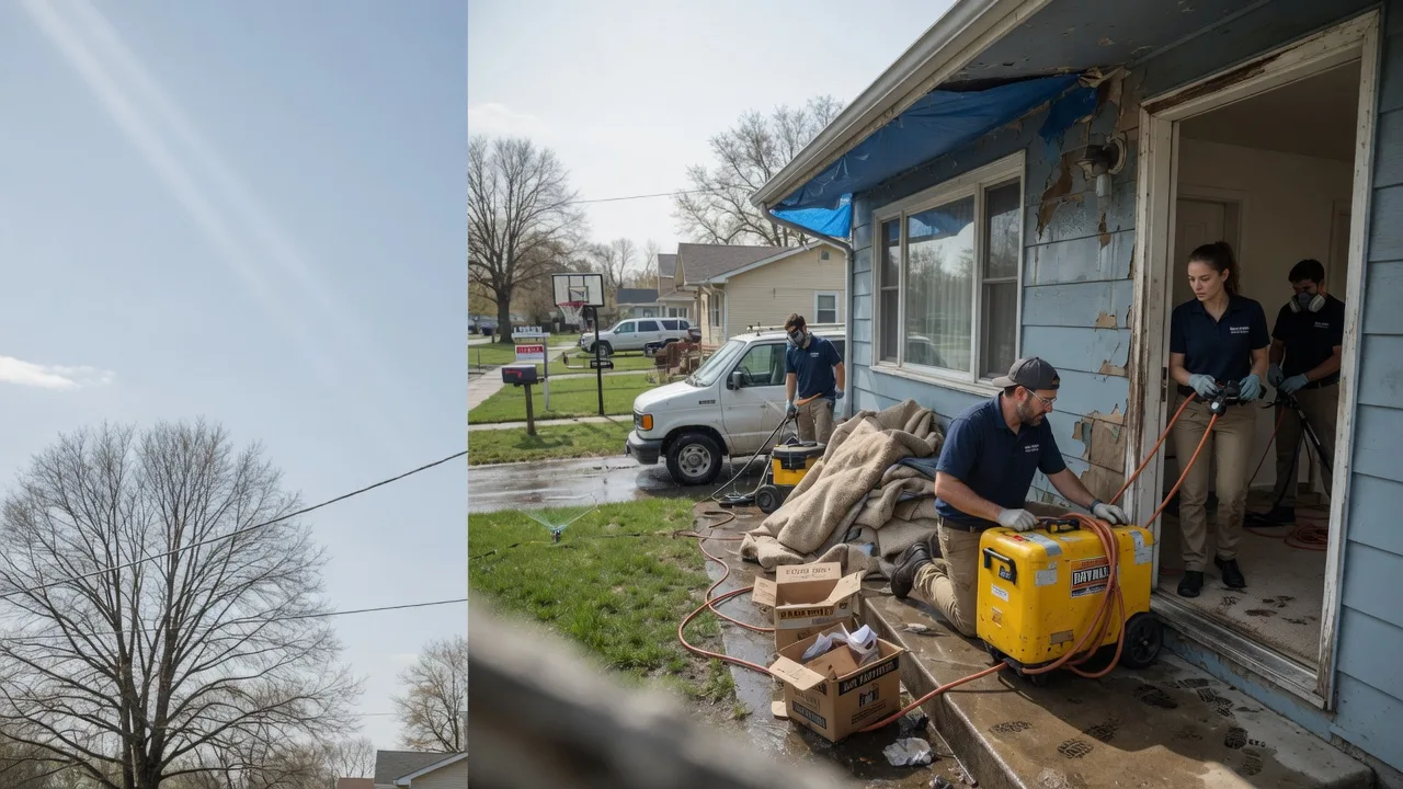 Basement Flood Cleanup in Valleyford, WA near me